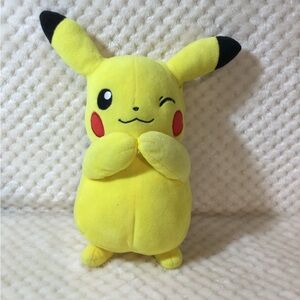 Winking Pokémon Pikachu Plush 8in Nintendo ⚡️